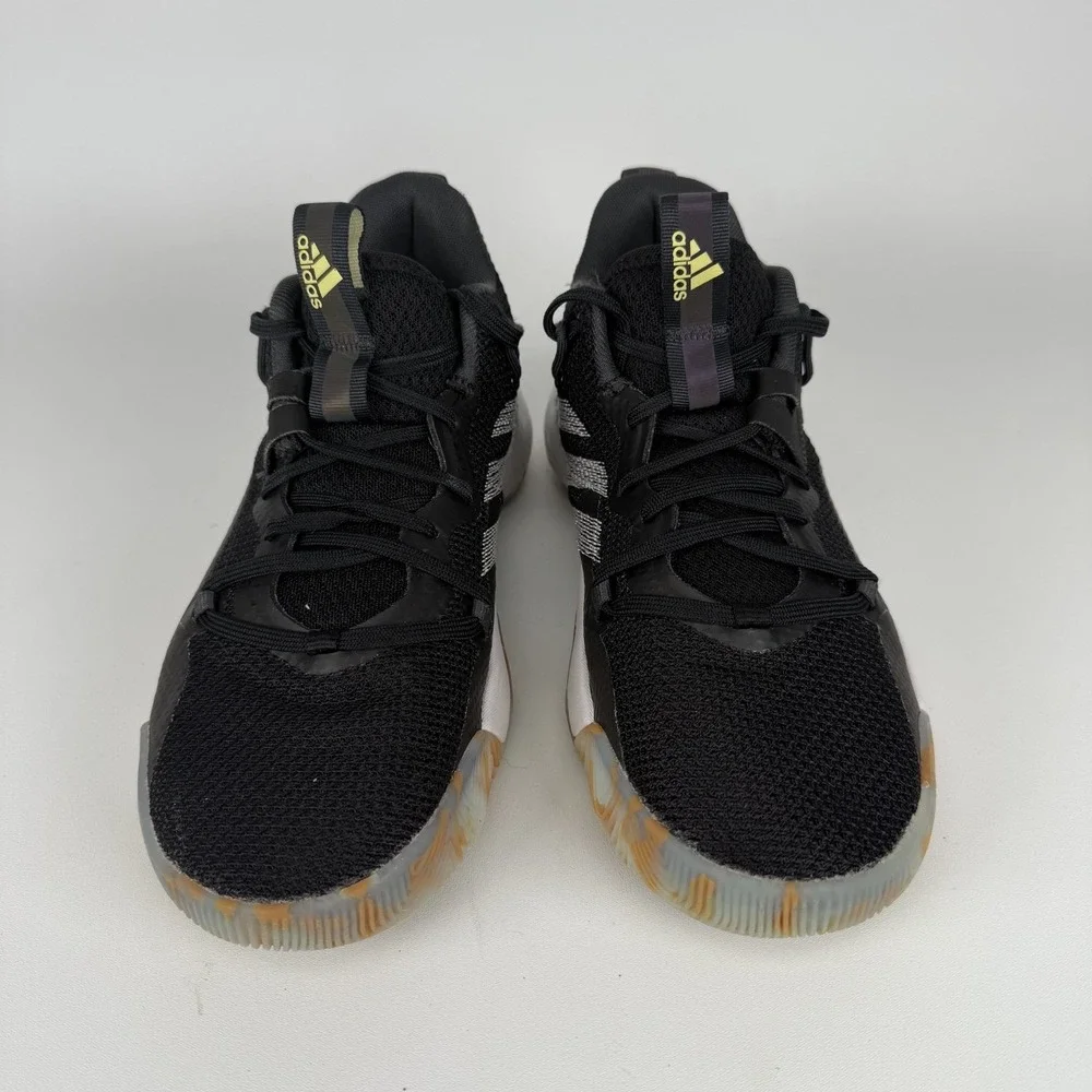 GY6416 Mens Adidas HARDEN STEPBACK 3 BASKETBALL‎ BLACK MARBLED GREY CARBON SZ 7